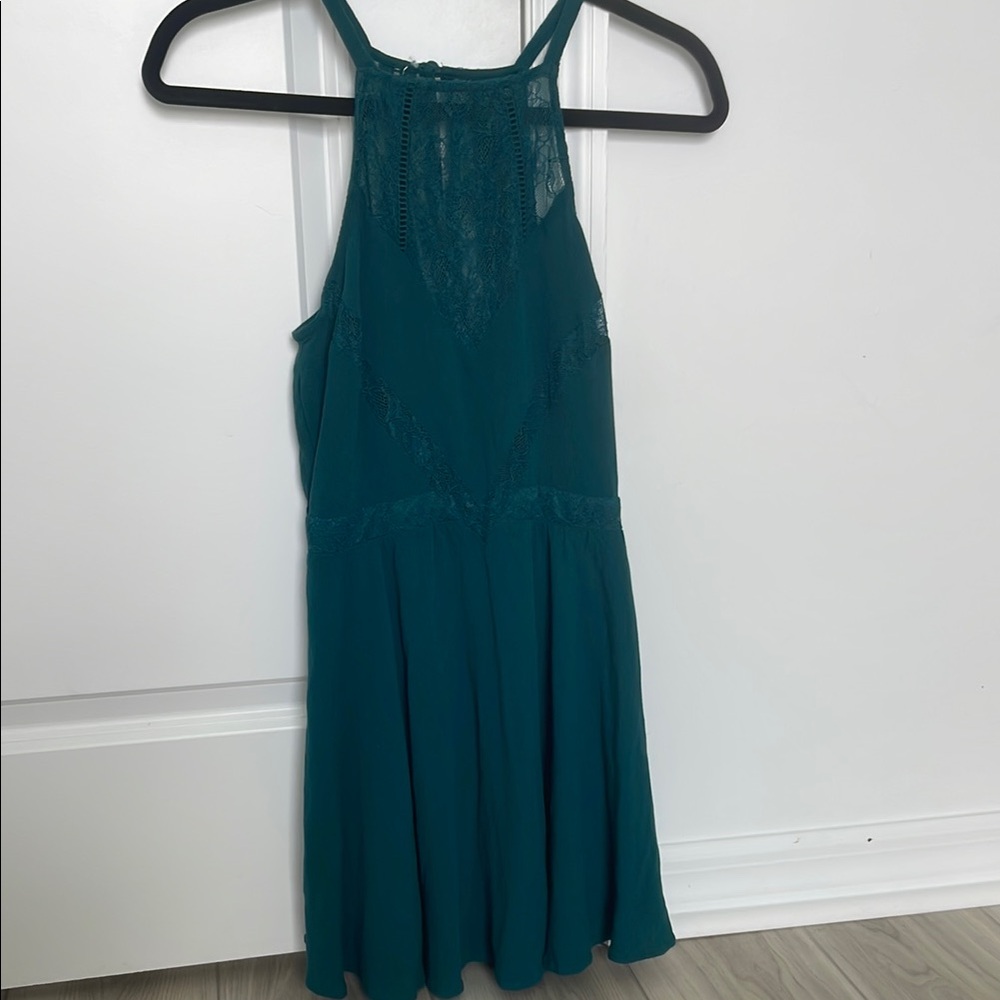 Kendall & Kylie Teal Midi Dress